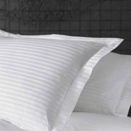 Față de pernă 56x76,Damasc cu dungă îngustă